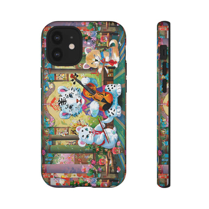 Melodies of the Snow Lion Cub Phone Cases