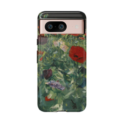 Poppies (A Study of Poppies for Carnation, Lily, Lily, Rose) by John Singer Sargent Phone Cases