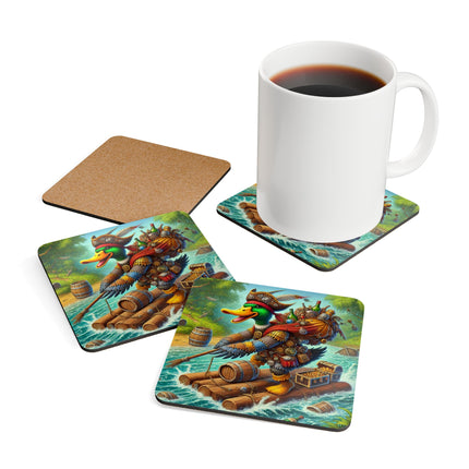 The Daring Drake Corkwood Coaster Set