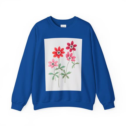 Anemoon, Anemone by Anselmus Boëtius de Boodt Heavy Blend™ Crewneck Sweatshirt