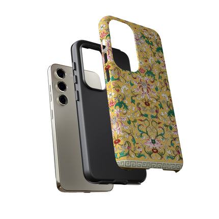 Yellow Botanical Pattern by Owen Jones Phone Cases