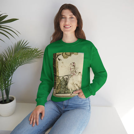 Sur talons rouges (On Red Heels) pl 02 by Gerda Wegener Heavy Blend™ Crewneck Sweatshirt