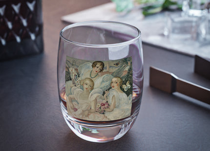 Les Femmes Fatales by Gerda Wegener Whiskey Glass