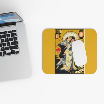 Golden Embrace Mouse Pad, Rectangle
