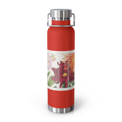 Dahlia by Tanigami Kônan Copper Vacuum Insulated Bottle, 22oz
