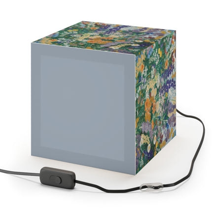 Flowers on the Mountain by August Babberger Light Cube Lamp