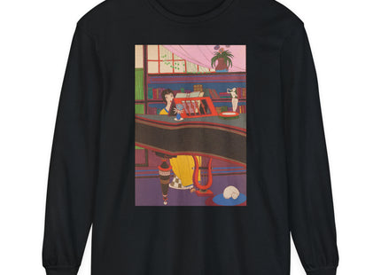 La Musique by Charles Martin Garment-dyed Long Sleeve T-Shirt