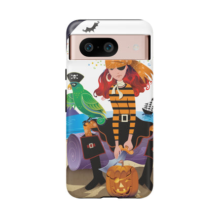 Moonlit Pirate Halloween Phone Cases