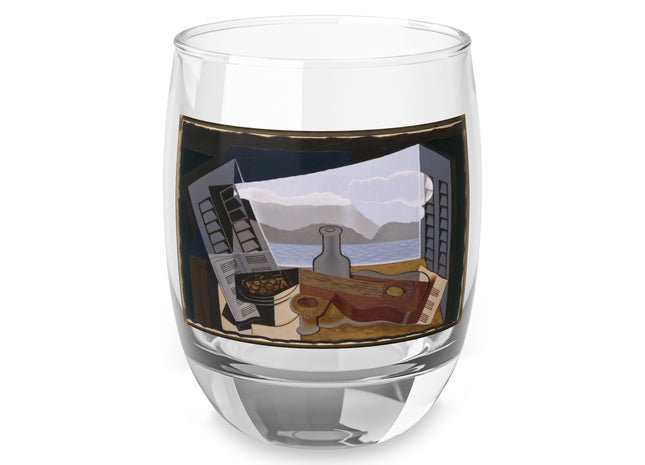 Open Window by Juan Gris Whiskey Glass