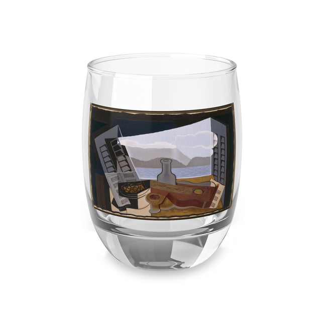 Open Window by Juan Gris Whiskey Glass