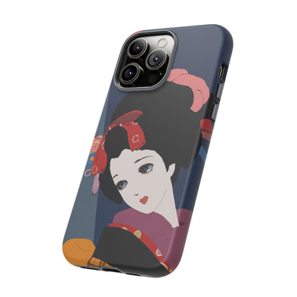 Geisha Portrait Phone Case – Elegant Beauty & Timeless Grace