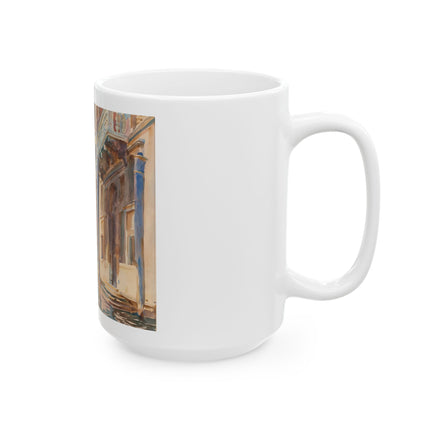 Gondola Moorings on the Grand Canal by John Singer Sargent Ceramic Mug (11oz, 15oz)