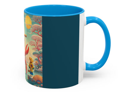 The Celestial Crab Navigator Colorful Mugs (11oz, 15oz)