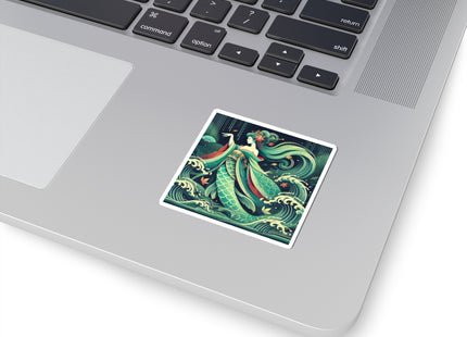 Mermaid Queen Rising from the Deep Kiss-Cut Stickers (4 Sizes)