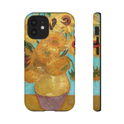Vase with Twelve Sunflowers by Vincent Van Gogh Phone Cases