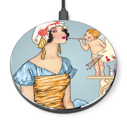 The Enchanting Painter: A Fairy's Artistic Touch Wireless Charger