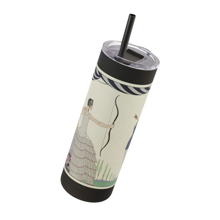 Visez au coeur, belles dames! by George Barbier Skinny Matte Tumbler, 20oz