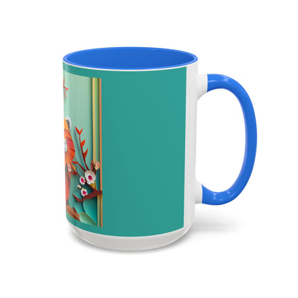 A Playful Red Panda Colorful Mugs (11oz, 15oz)