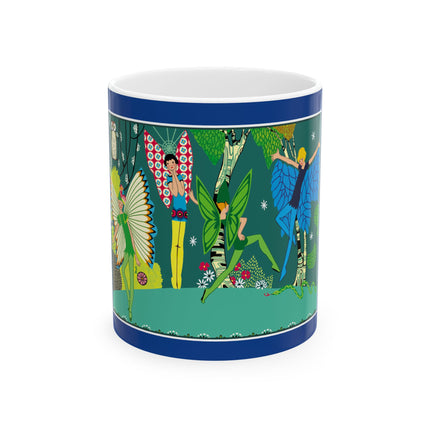 Enchanting Fairies of A Midsummer Night's Dream by Arthur Rackham Ceramic Mug 11oz