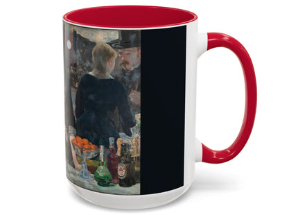 A Bar at the Folies-Bergère by Edouard Manet Colorful Mugs (11oz, 15oz)