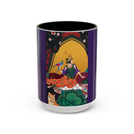 The Jewel Pavilion Colorful Mug (11oz, 15oz) – Royal Elegance, Peacock Beauty & Jewel-Toned Splendor