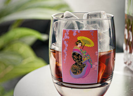 Enchanting Geisha Whiskey Glass