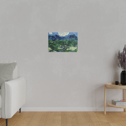 Olive Trees by Vincent Van Gogh Matte Canvas, Stretched, 0.75"