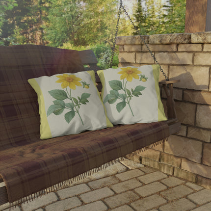 Choix des plus belles fleurs Pl 031 by Pierre Joseph Redouté Outdoor Pillows