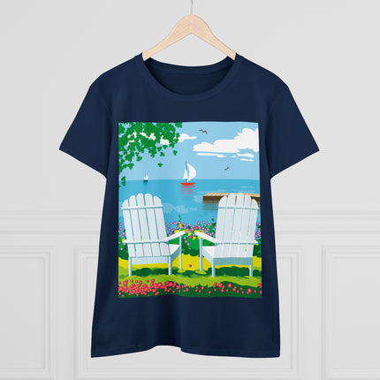 Tranquil Retreat Women's Midweight Cotton Tee