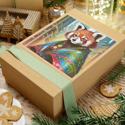 Cybernetic Red Panda Kiss-Cut Stickers (4 Sizes)