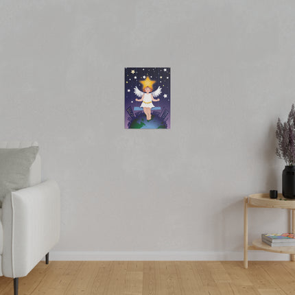 Celestial Magic – Angel on a Swing Under the Stars