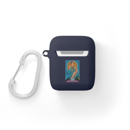 March & Aquamarine AirPods Case — Gem Series by Sofia Chiostri