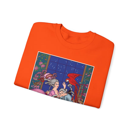 The Jealous Parrot by George Barbier Heavy Blend™ Crewneck Sweatshirt