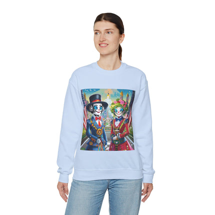 Cyber Punk Warrior Robots Unisex Heavy Blend™ Crewneck Sweatshirt