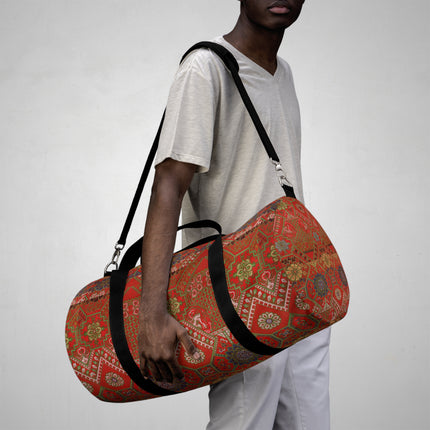 Japanese Fan Pattern III by G.A. Audsley Duffle Bag