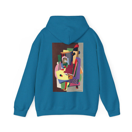 The Piano Lesson by Georges Valmier Heavy Blend™ Hooded Sweatshirt