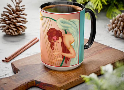 Heavenly Angel Duet Colorful Mugs (11oz, 15oz)