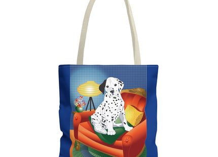 A Dalmatian's Cozy Corner Tote Bag (AOP)
