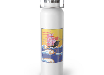 Golden Seas and Whimsical Dreams Copper Vacuum Insulated Bottle, 22oz