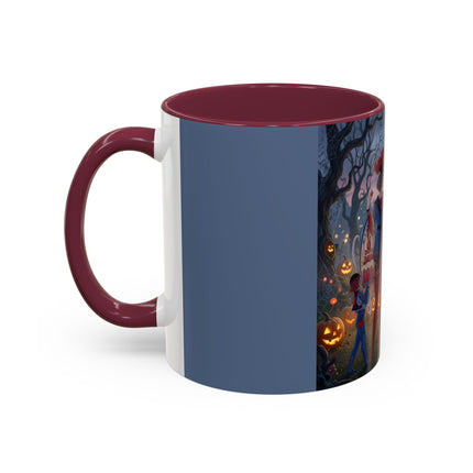 ♥️🎃 The Queen Of Hearts Halloween Masquerade Colorful Mug – Royal Halloween Fantasy
