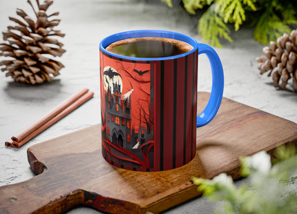 Halloween Night Scene Colorful Mugs (11oz, 15oz)