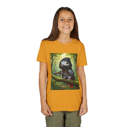 The African Grey Sentinel Youth Short Sleeve Tee