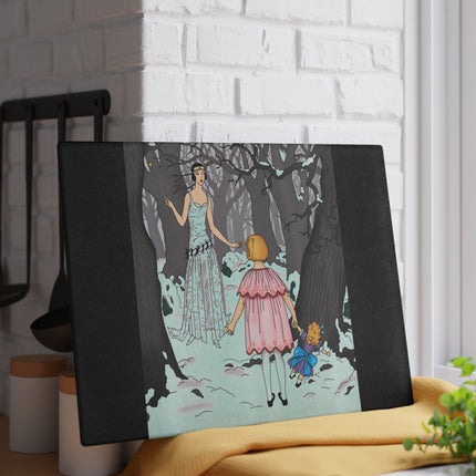 Fairy Tale Elegance Glass Cutting Board
