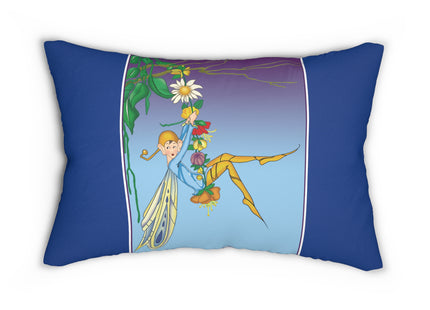 A Fairy's Delight Spun Polyester Lumbar Pillow