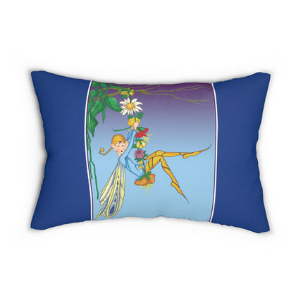 A Fairy's Delight Spun Polyester Lumbar Pillow