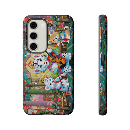 Melodies of the Snow Lion Cub Phone Cases
