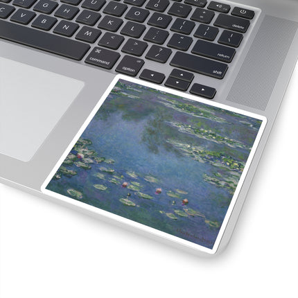 Water Lilies by Claude Monet Kiss-Cut Stickers (4 Sizes)
