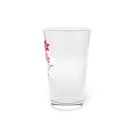 Anemone Flowers Glass, 16oz