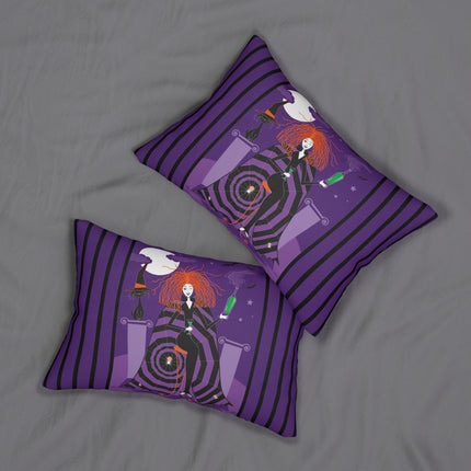 Mystic Elegance Spun Polyester Lumbar Pillow