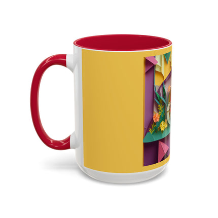 Origami Bicycle Colorful Mugs (11oz, 15oz)